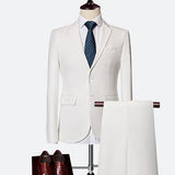 Suit Male 3 Piece Set Business Men's Suits Blazers