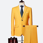 Suit Male 3 Piece Set Business Men's Suits Blazers