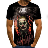 2020 hot-sale Clown 3D Printed T Shirt Men J