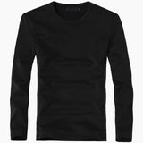 2020 Elastic Mens T-Shirt V-Neck Long Sleeve