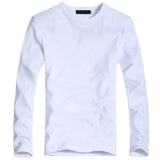 2020 Elastic Mens T-Shirt V-Neck Long Sleeve