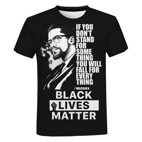 Black Lives Matter T Shirts Fashion Men