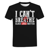 Black Lives Matter T Shirts Fashion Men