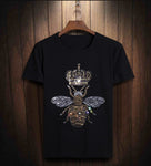 Summer pure cotton ice silk bee crown